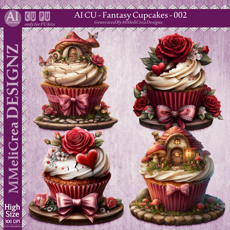 (image for) AI - Fantasy Cupcake - CU002 (CU4PU/PNG)